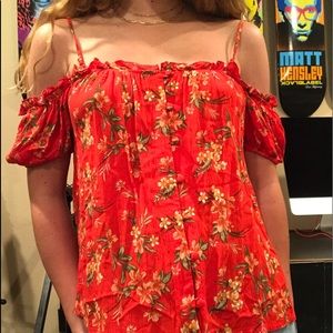 button up off the shoulder top!